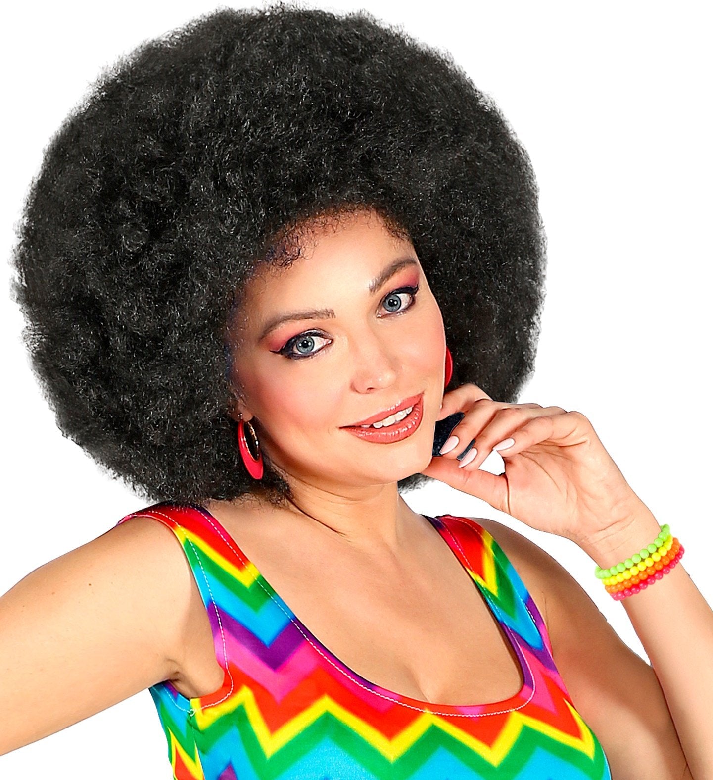 Beaded Bracelets 1980s Neon Colours Pk/4