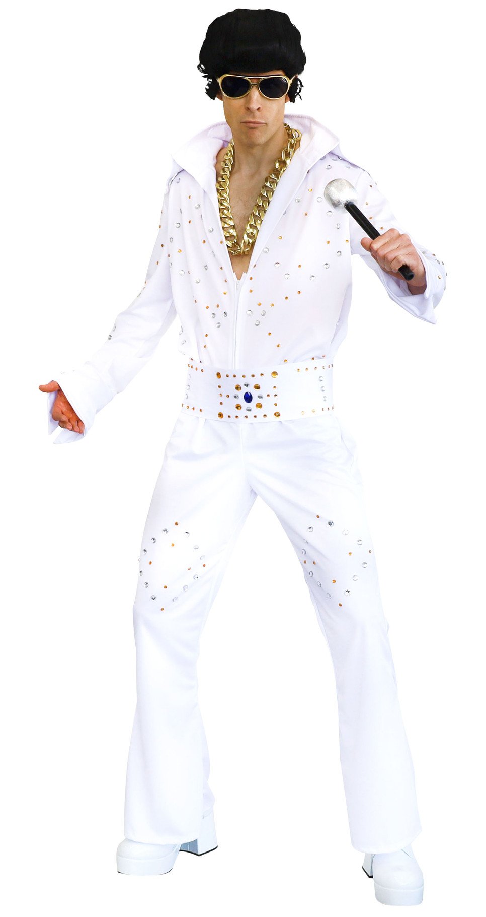 Costume Adult Vegas Superstar White