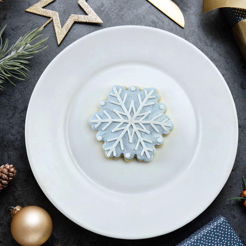 Snowflake Cookie/Biscuit Cutter And Debosser Set