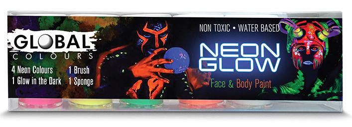 Global Neon Glow Face and Body Paint Kit