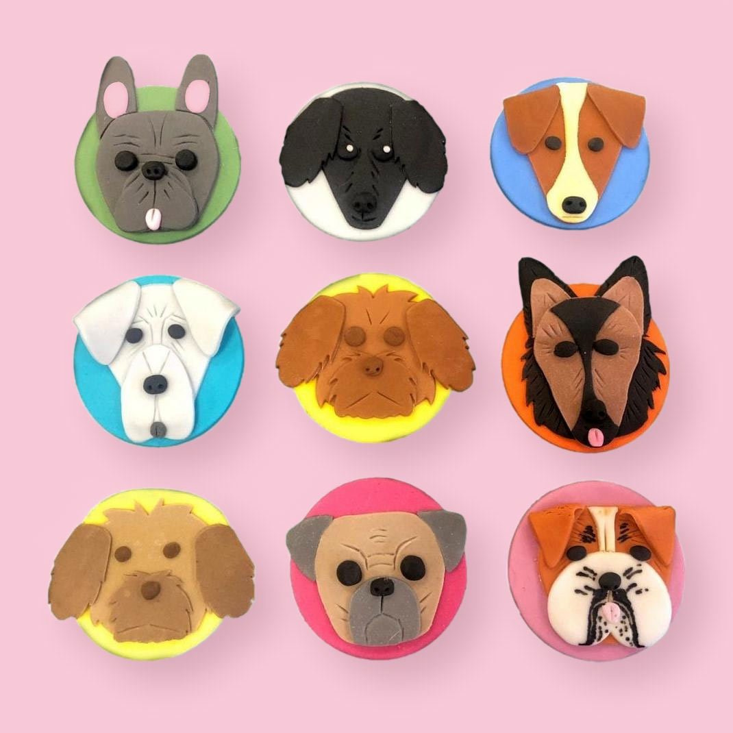 Cookie/Cake/Fondant/Icing Decorating Cutter Design a Dog Face FMM