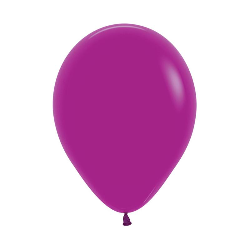 Latex Balloons 30cm Fashion Purple Orchid Pk 100