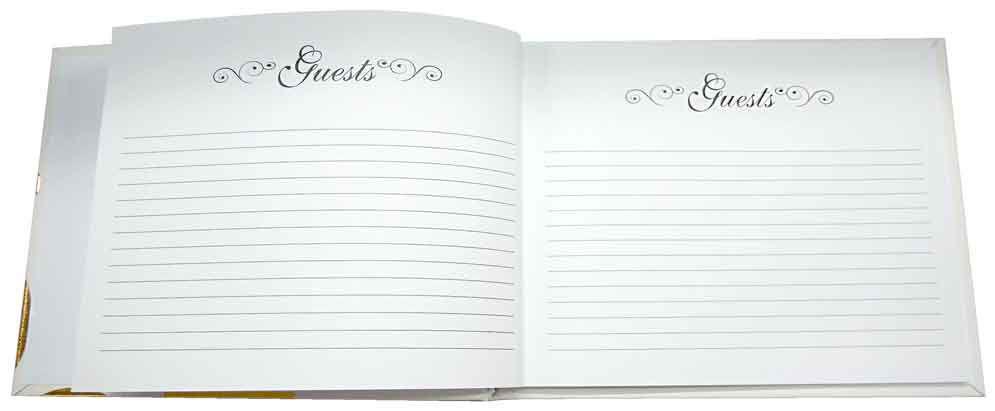 Guest Signature Book 18th Birthday White/Rose Gold