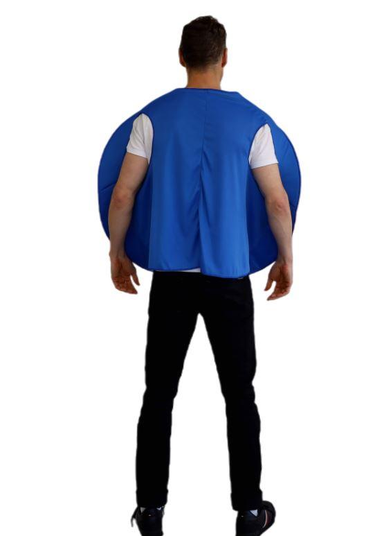 Costume Adult Coloured Chocolate Blue Comical/Funny One Size