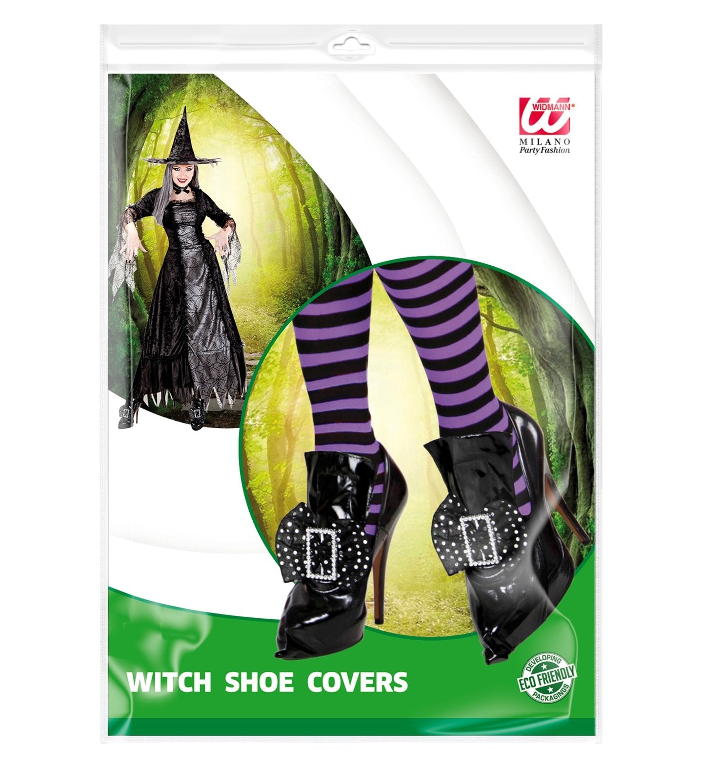 Witch Shoe Covers with Buckle & Bow