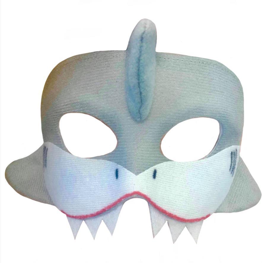 Animal Costume Mask Shark Deluxe