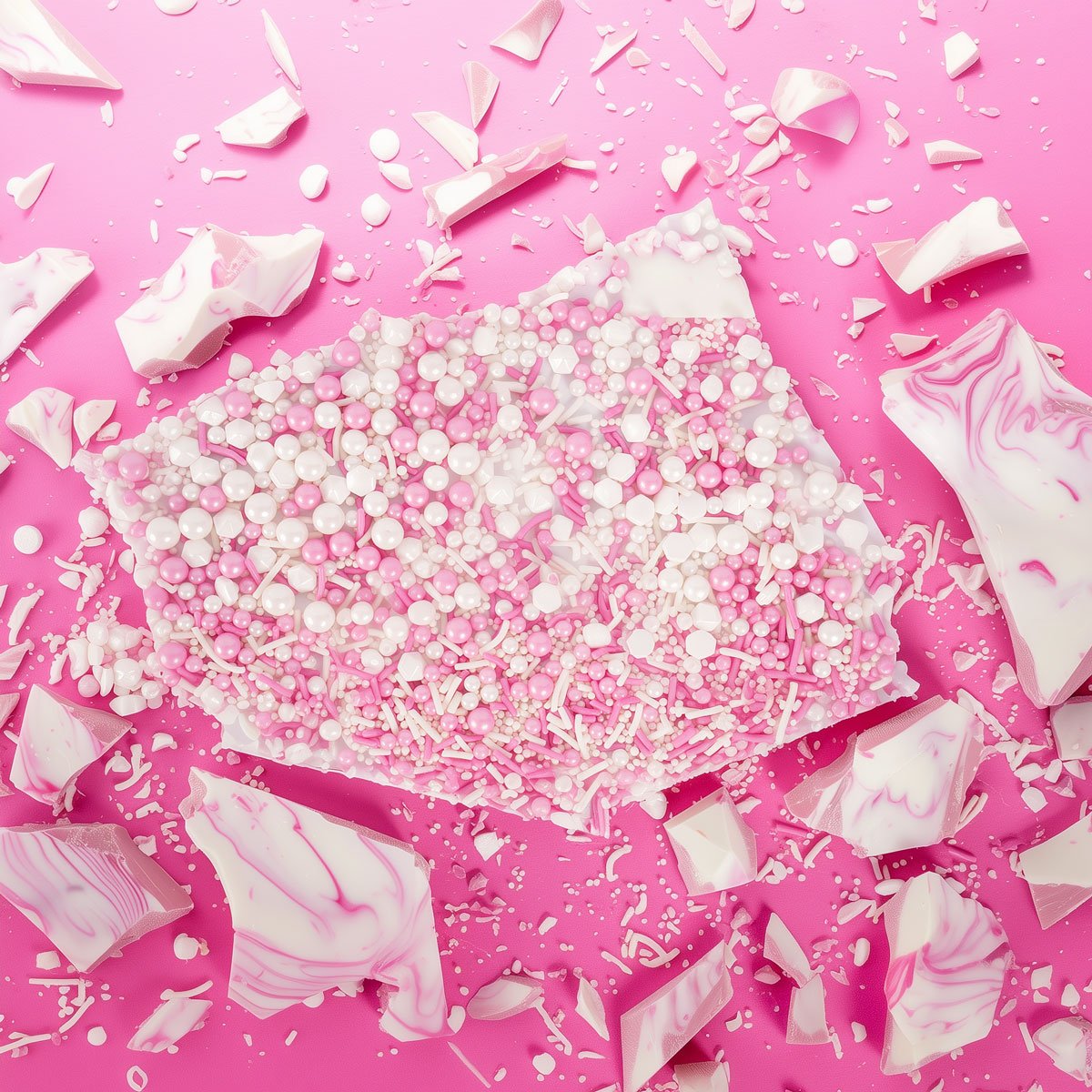 Edible Sprinkles Pastel Pink & White Girls Best Friend 75g