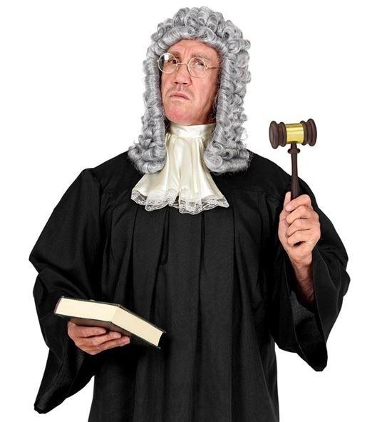 Costume Prop Judges Court Gavel/Hammer Large 26cm Long