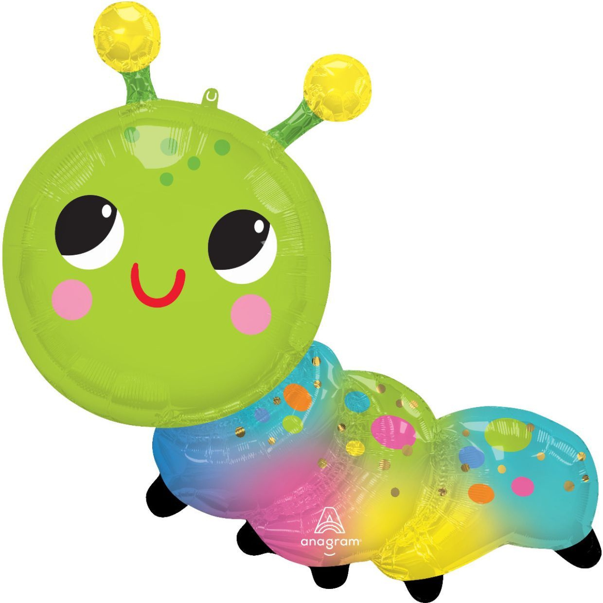 Balloon Foil Supershape Happy Caterpillar Animal/Insect