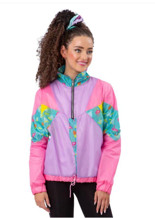 Costume Adult 1980s Windbreaker Tracksuit