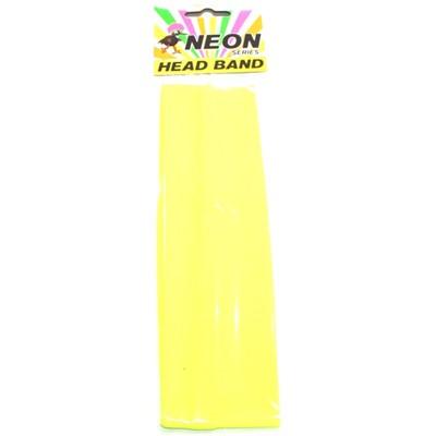 Headband Neon Yellow 1980s Fluro