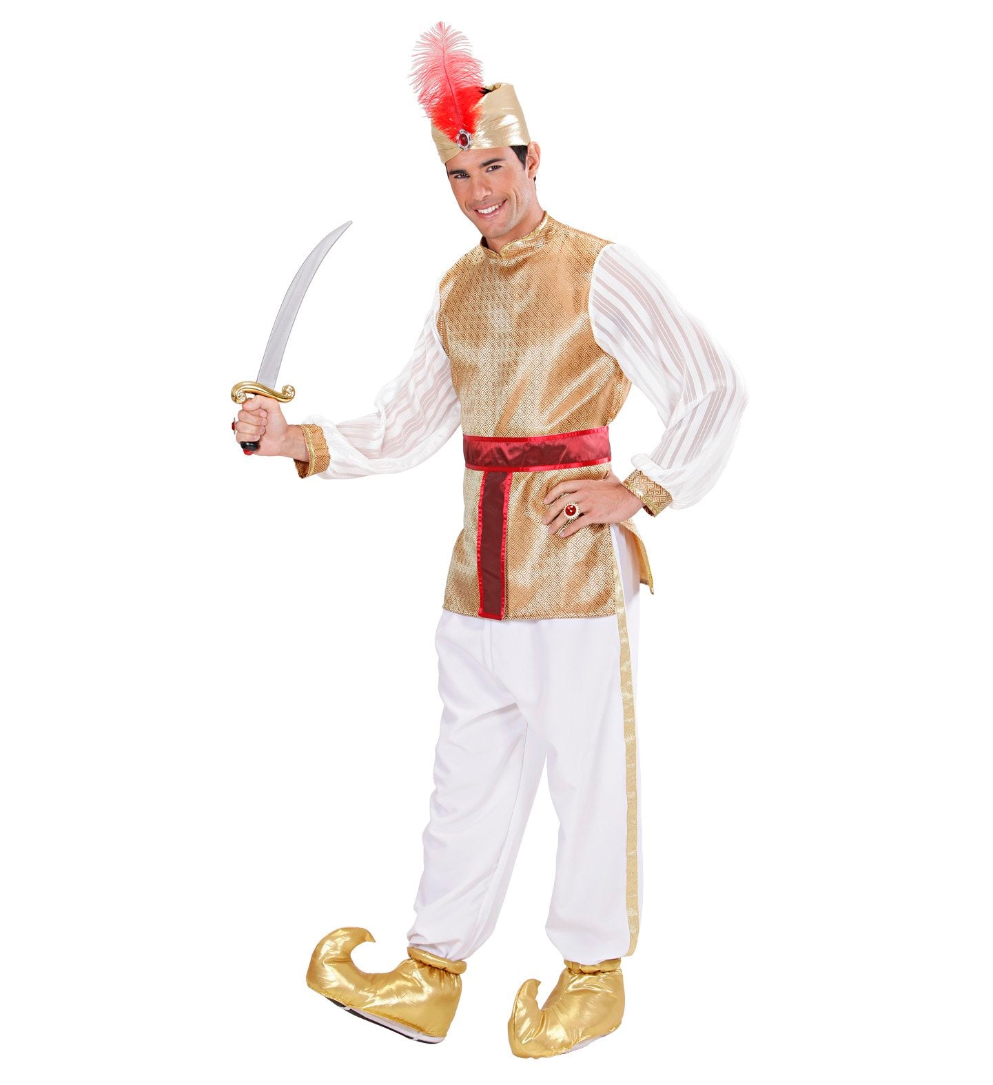 Shoe Covers Gold Maharaja & Arabian Genie Style