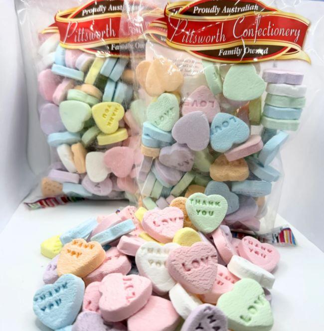 Confectionary Conversation Lollies Love Assorted 2kg Bulk Pack