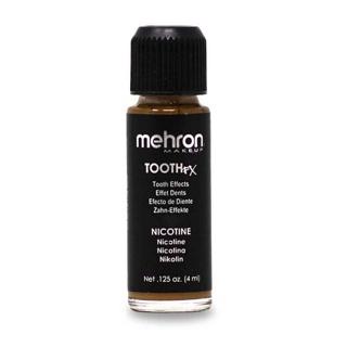 Tooth/Teeth Paint Fx Nicotine Brown 4ml Special Effects Mehron Brand Deluxe