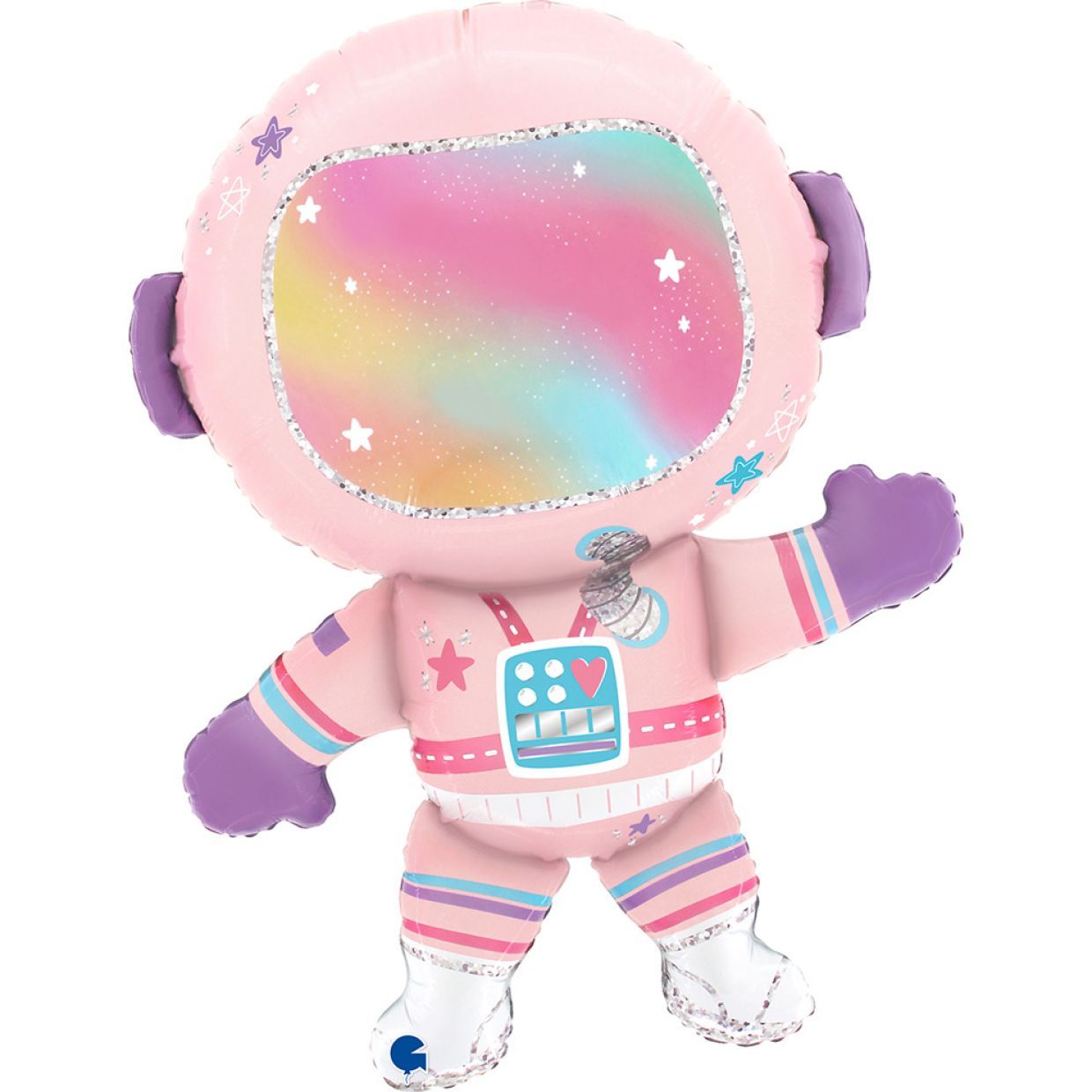 Balloon Foil Shape Lady Astronaut 71cm