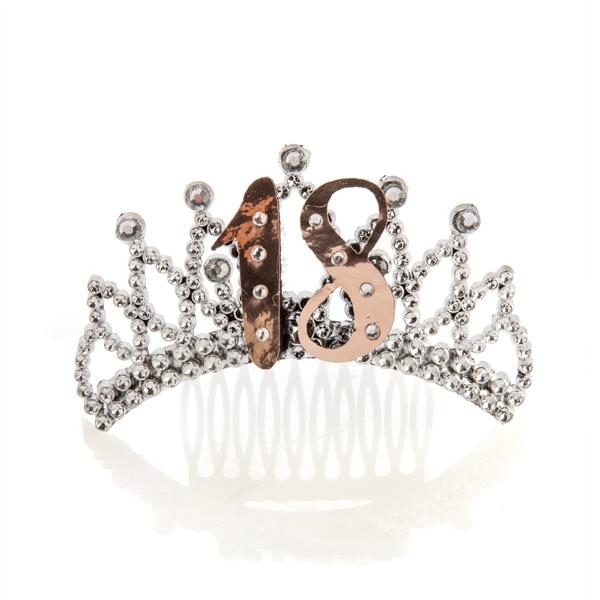 Tiara 18th Rose Gold And Silver