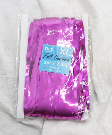 Curtain Hot Pink Mylar Extra Large 1m X 2.4m