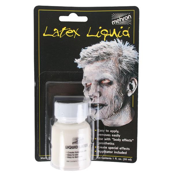 Liquid Latex Clear Finish 30ml Deluxe Mehron Special Effect Adhesive