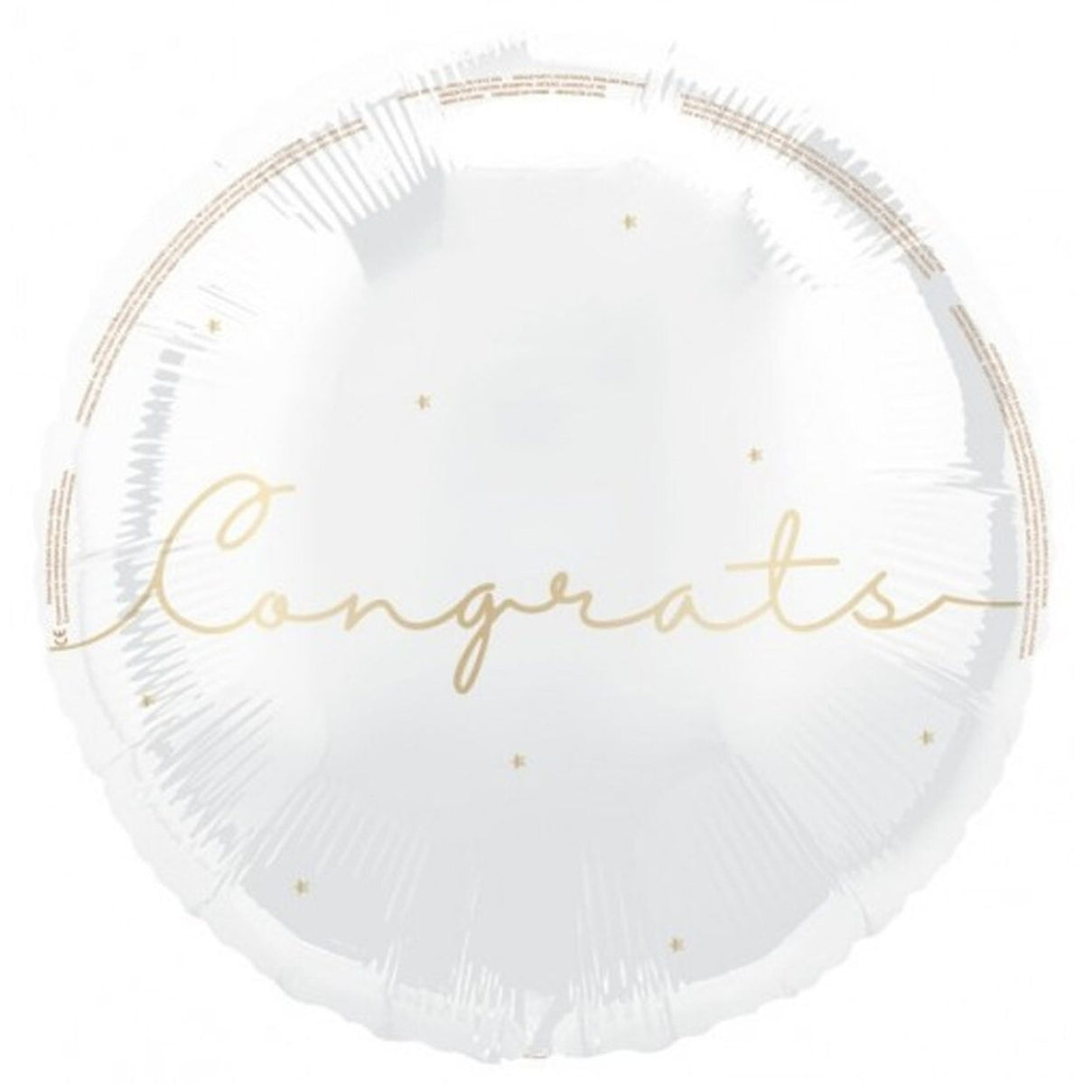 Balloon Foil 45cm Congrats With Gold Script