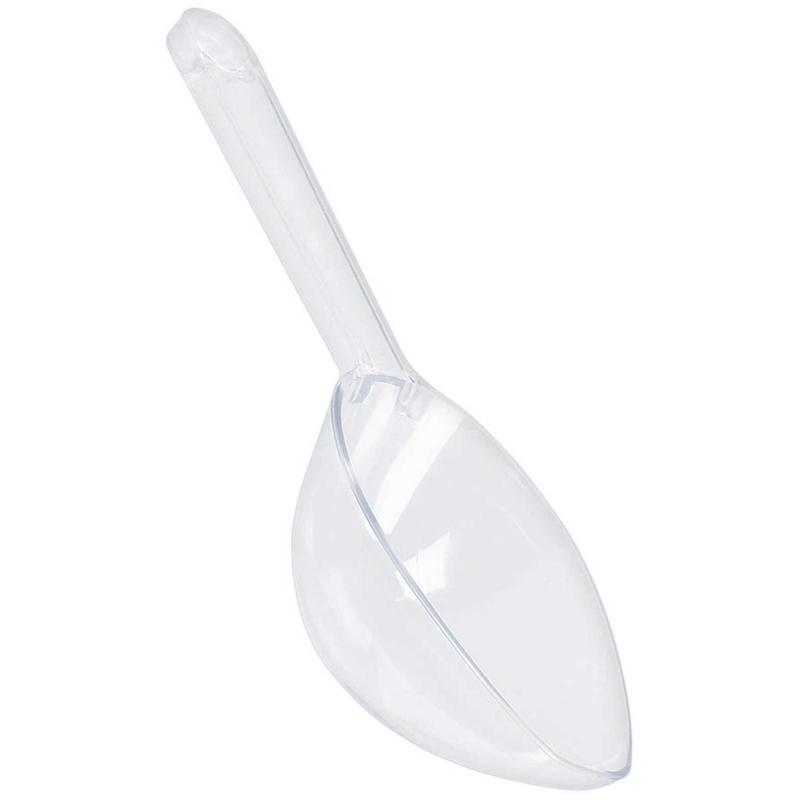 Catering Serving Scoop/Spoon Plastic Clear Lolly Bar