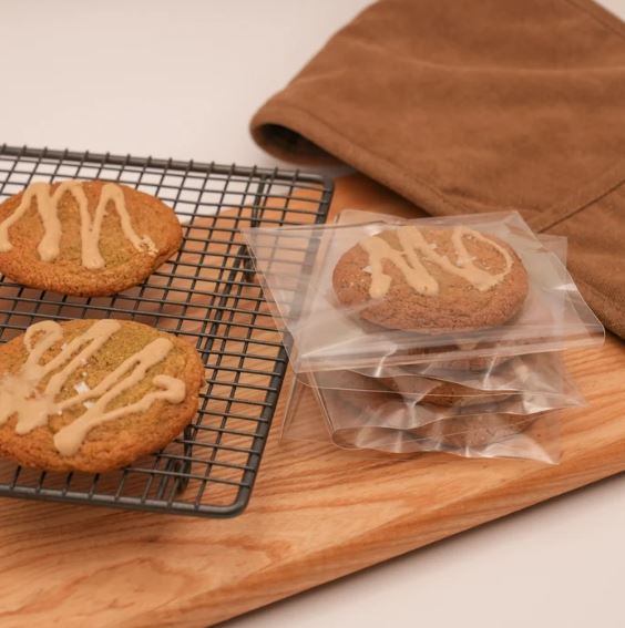 Resealable Cookie/Biscuit Bag 80x110mm Pk 100 35um