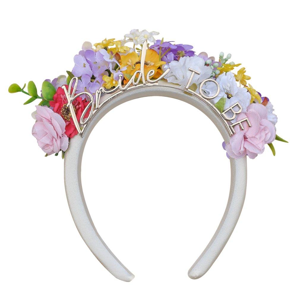 Bride To Be Floral Crown/Headband Hens Party
