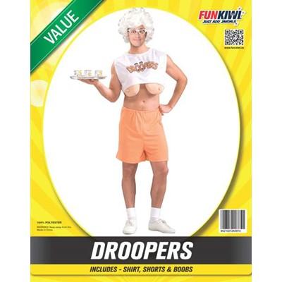 Costume Adult Droopers Top And Shorts Large