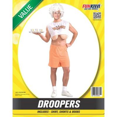 Costume Adult Droopers Top And Shorts Large