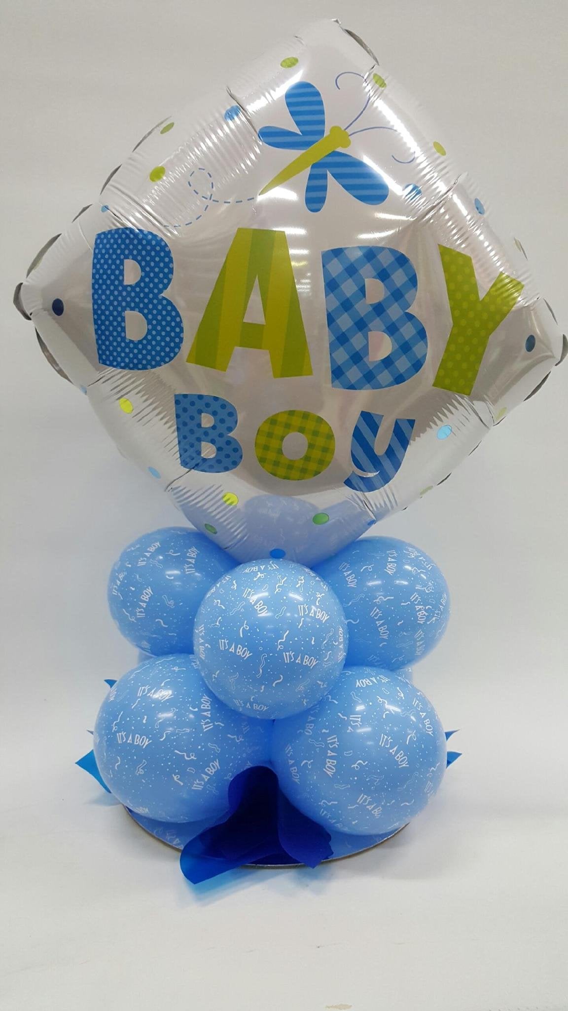 Balloon Mr Bubble With Foil Baby Boy