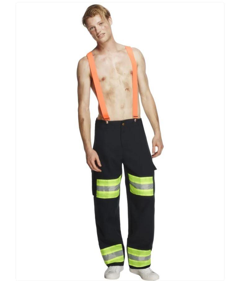 Costume Adult Male Firefighter Pants