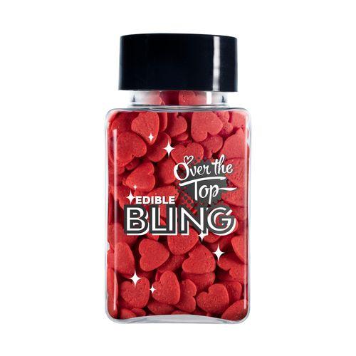 Sprinkles Bling Love Hearts Red Edible 55g Cake/Cupcake/Cookie Decorating