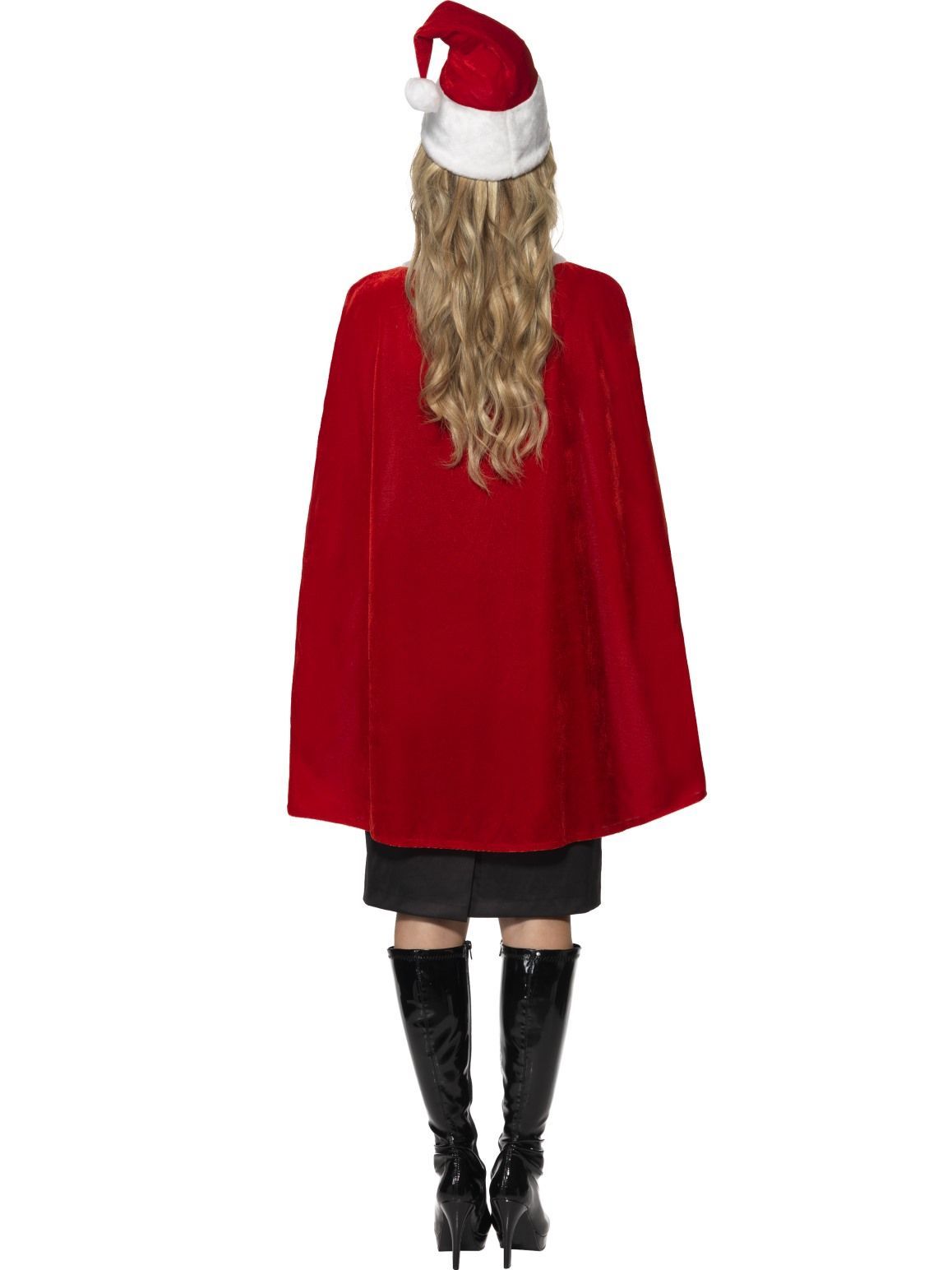 Cape Red Luxury Santa Kit With Hat Deluxe One Size Fits Most