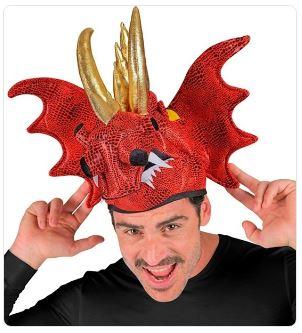 Hat Animal Red Dragon Medieval