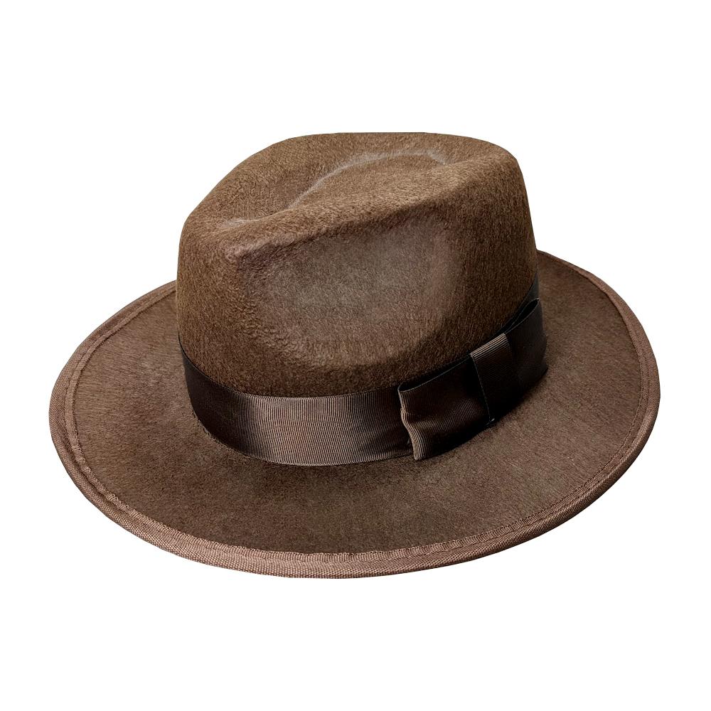 Hat 1920s Light Brown With Band