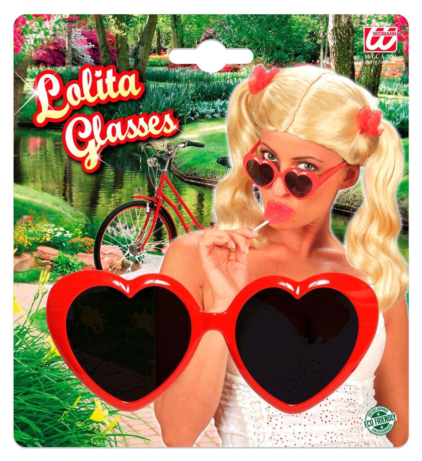 Glasses Heart Shaped Red Love Hearts