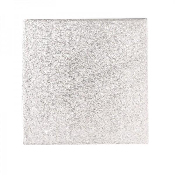 Cake Board MDF Square Silver 6mm 16 Inch