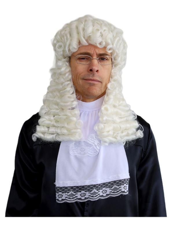 Wig Judge/Barrister White Costume Accessory