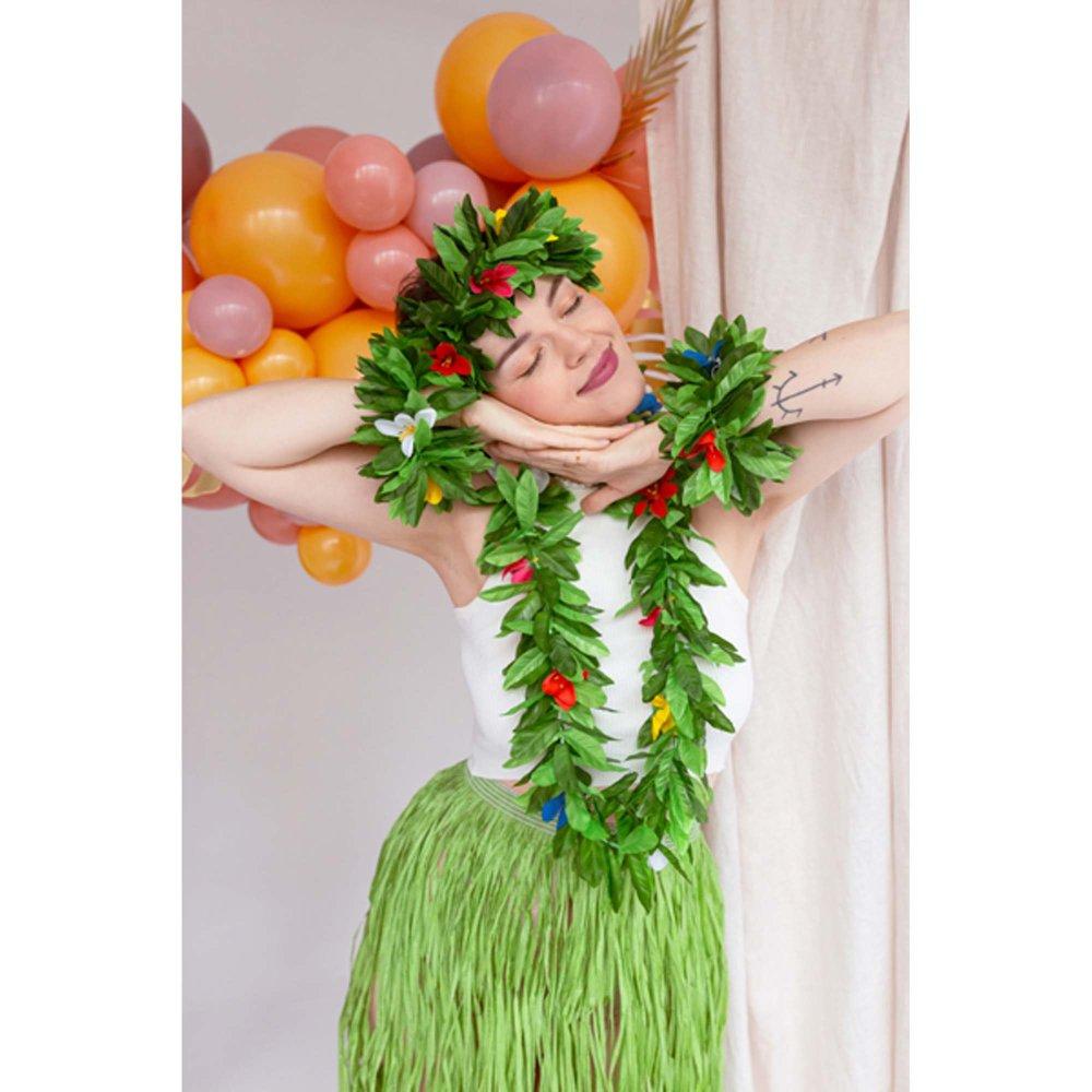 Costume Kit Hawaiian/Tropical Flowers Lei Set