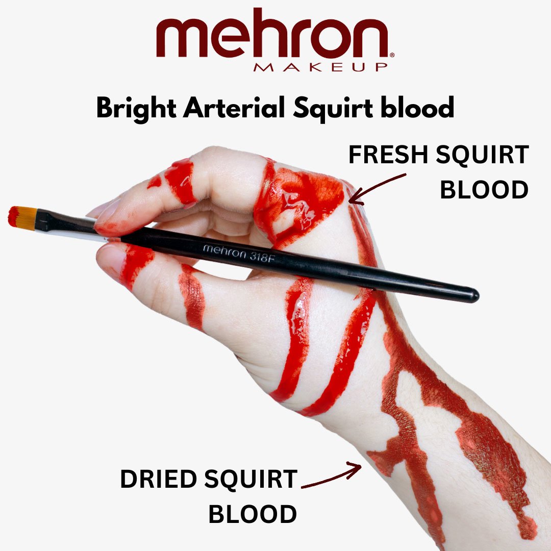 Make Up SpecialFx Mehron Squirt Blood Bright Red 270ml Professional Quality