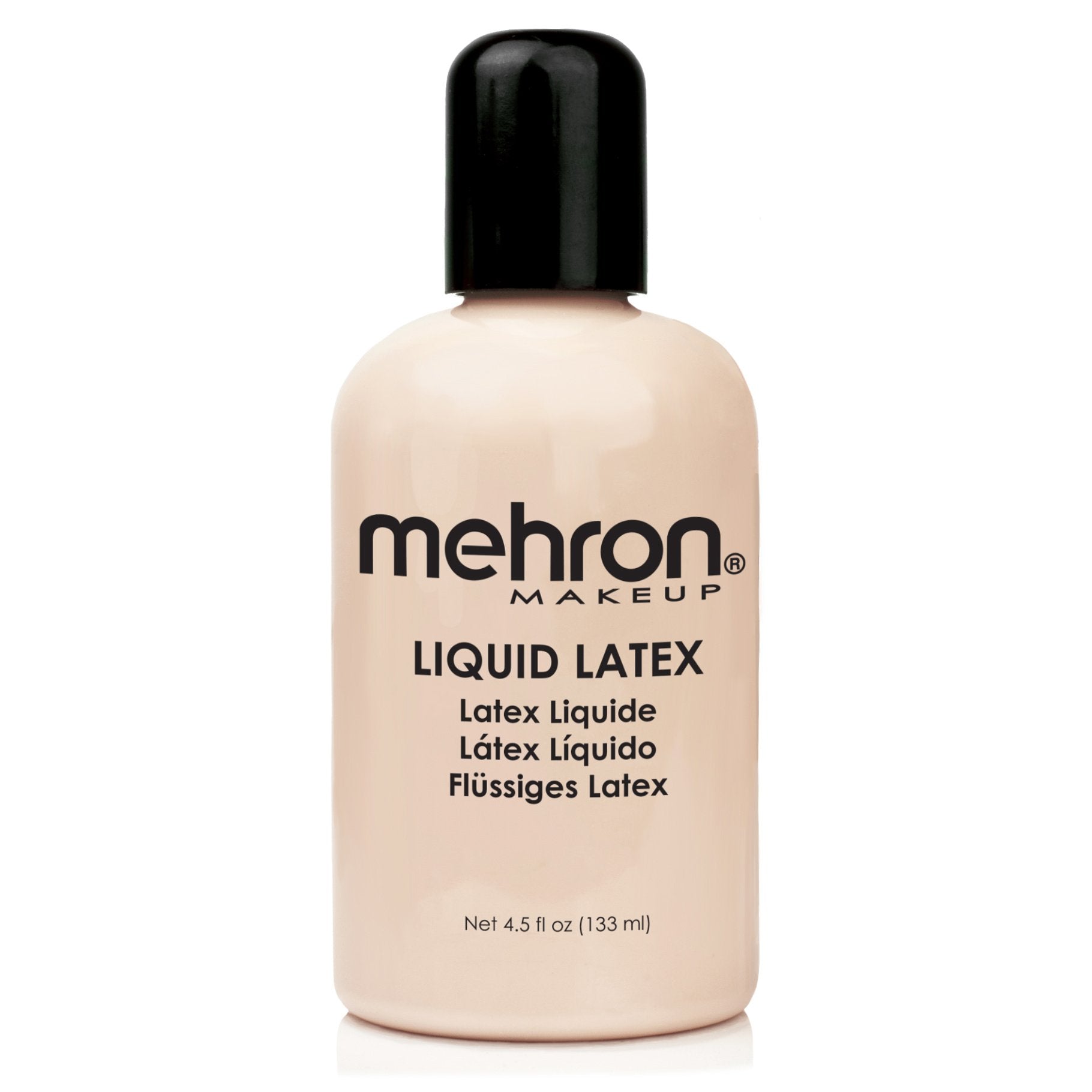 Liquid Latex Light Flesh Colour Mehron Deluxe 133ml Special Effect Adhesive