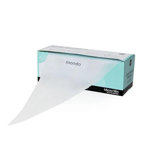 Clear Piping Bags 100 Bag Roll 45cm Mondo