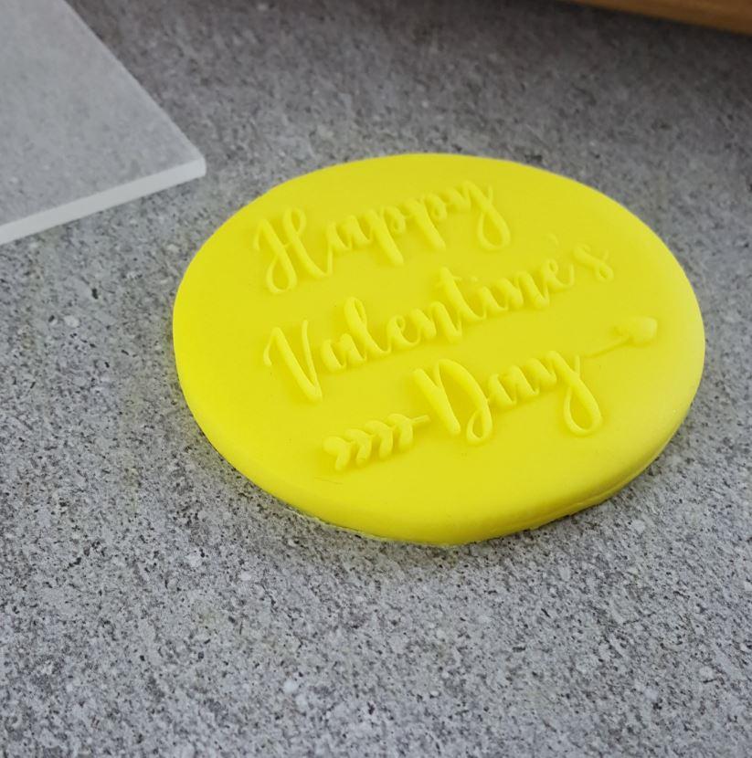 Happy Valentines Day Debosser Cookie/Biscuit Cutter