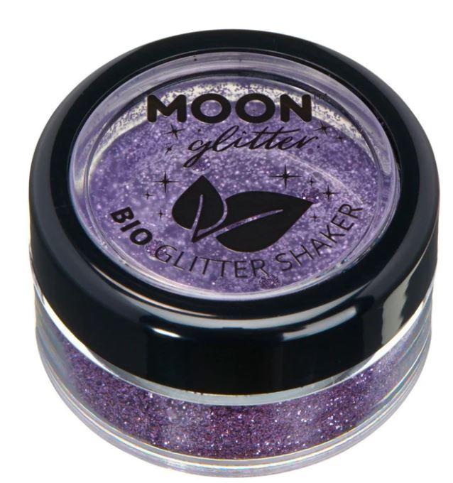 Glitter Shaker Lavender Biodegradable Glitter Moon Cosmetics