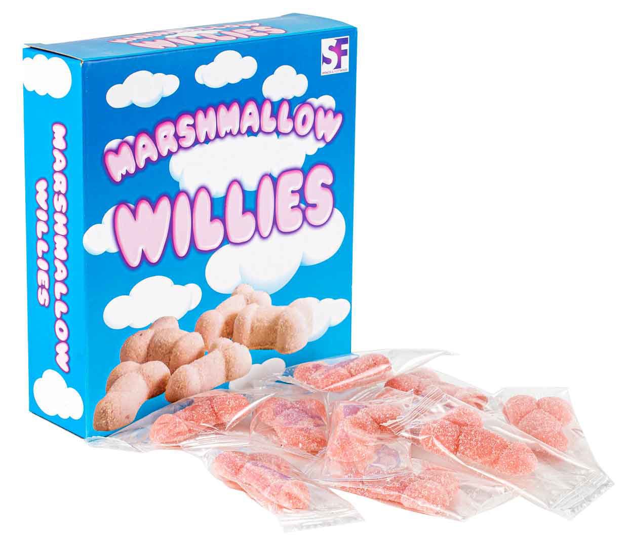 Hens Night Marshmallow Shaped Willy/Penis/Peckers Confectionary/Lollies