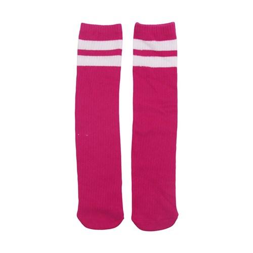 Pink Team Spirit Socks Sports Supporters
