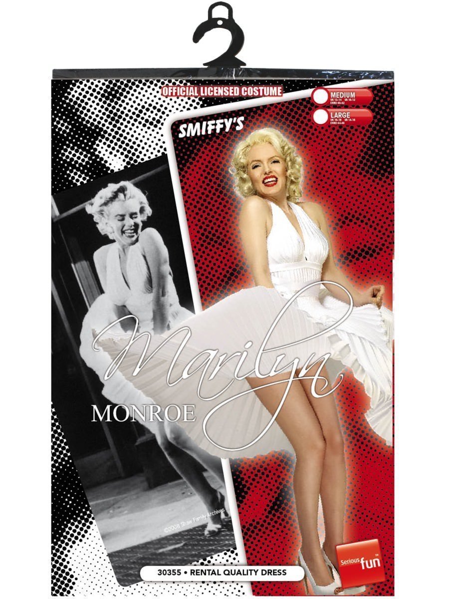 Costume Marilyn Monroe Halterneck Ladies 12-14 - Discontinued Last Chance