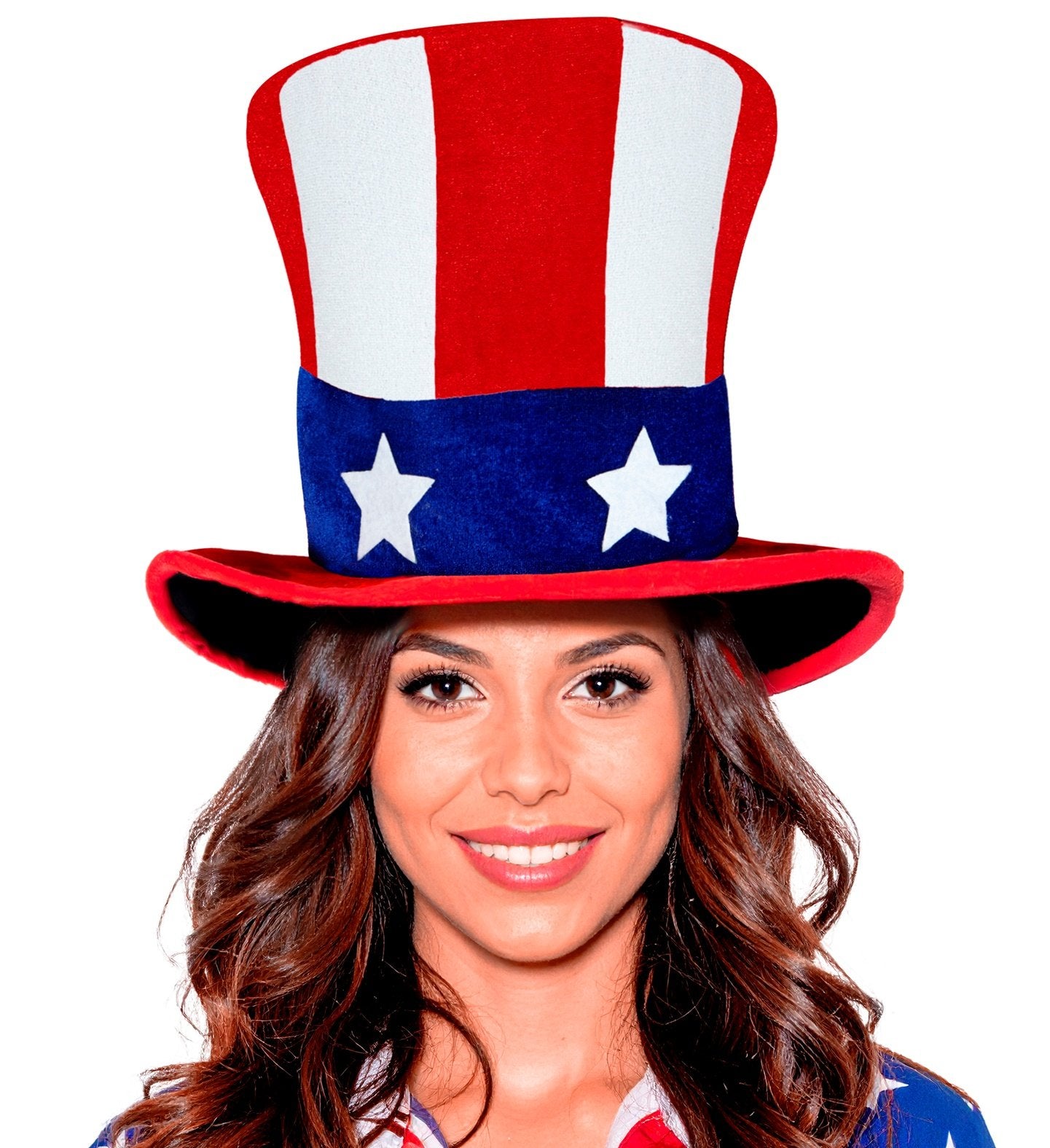 Top Hat International USA America Uncle Sam Stars & Stripes