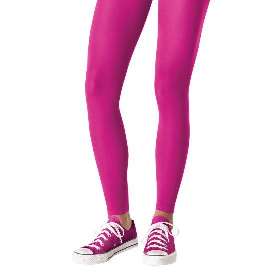 Pink Team Spirit Footless Tights