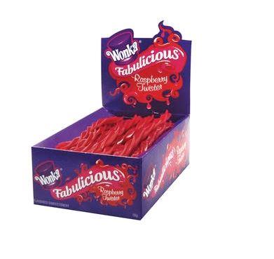 Confectionary Lollies Raspberry Licorice Twists 1kg Bulk Party Pack