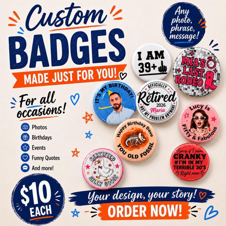 Custom Badge 6cm